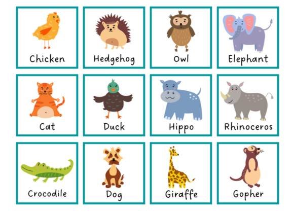 Animales en Inglés