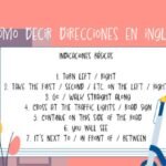 Direcciones en Inglés