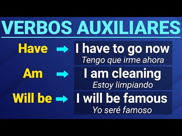 Verbos Auxiliares en Inglés